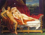 Jacques-Louis David Cupid and Psyche painting